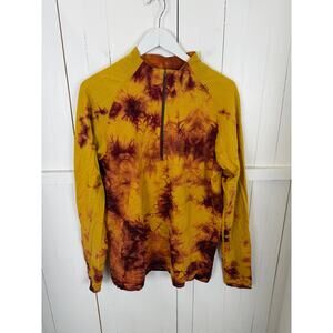 Lululemon Men's L Orange Activewear Jacket Polyester